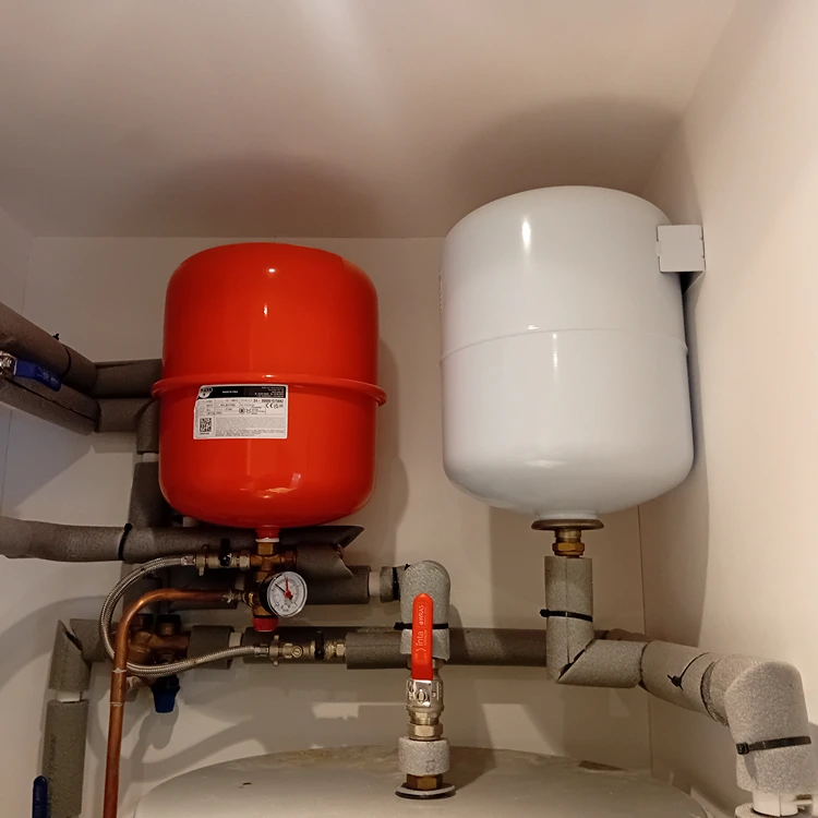 plumbing cylinders and pipework